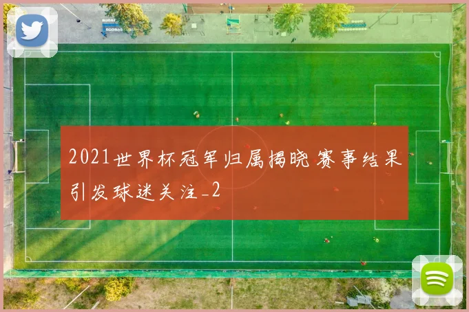2021世界杯冠军归属揭晓 赛事结果引发球迷关注_2